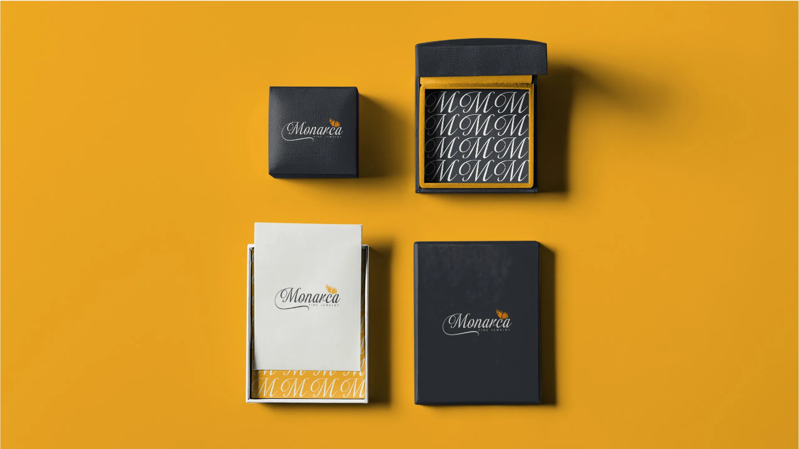 Monarca Jewelry brand identity 1